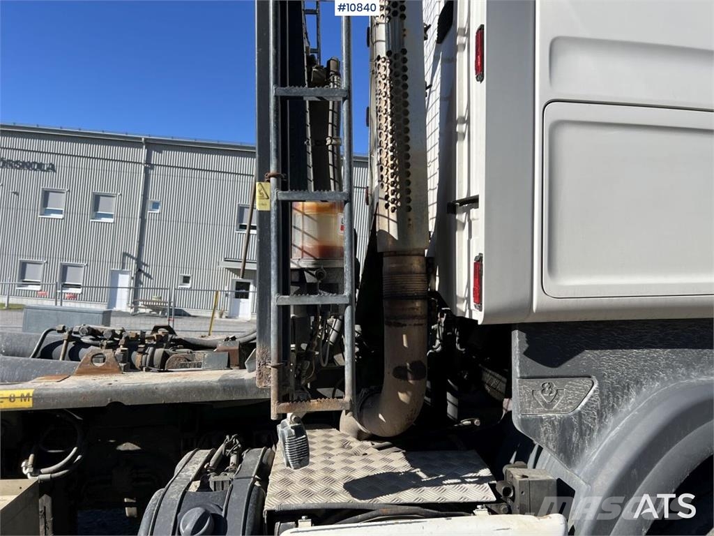 Scania R500 8x4 Hooklift Truck Treileri ar āķi
