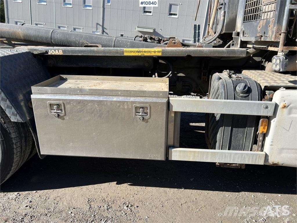 Scania R500 8x4 Hooklift Truck Treileri ar āķi