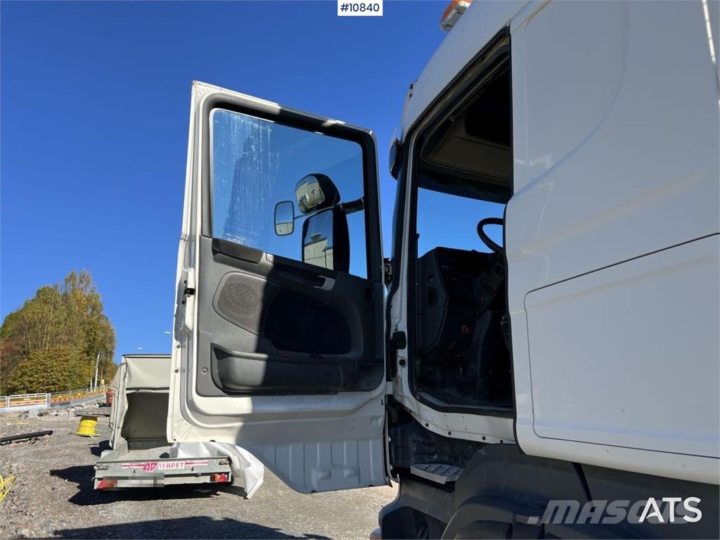 Scania R500 8x4 Hooklift Truck Treileri ar āķi