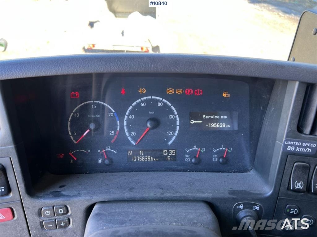 Scania R500 8x4 Hooklift Truck Treileri ar āķi