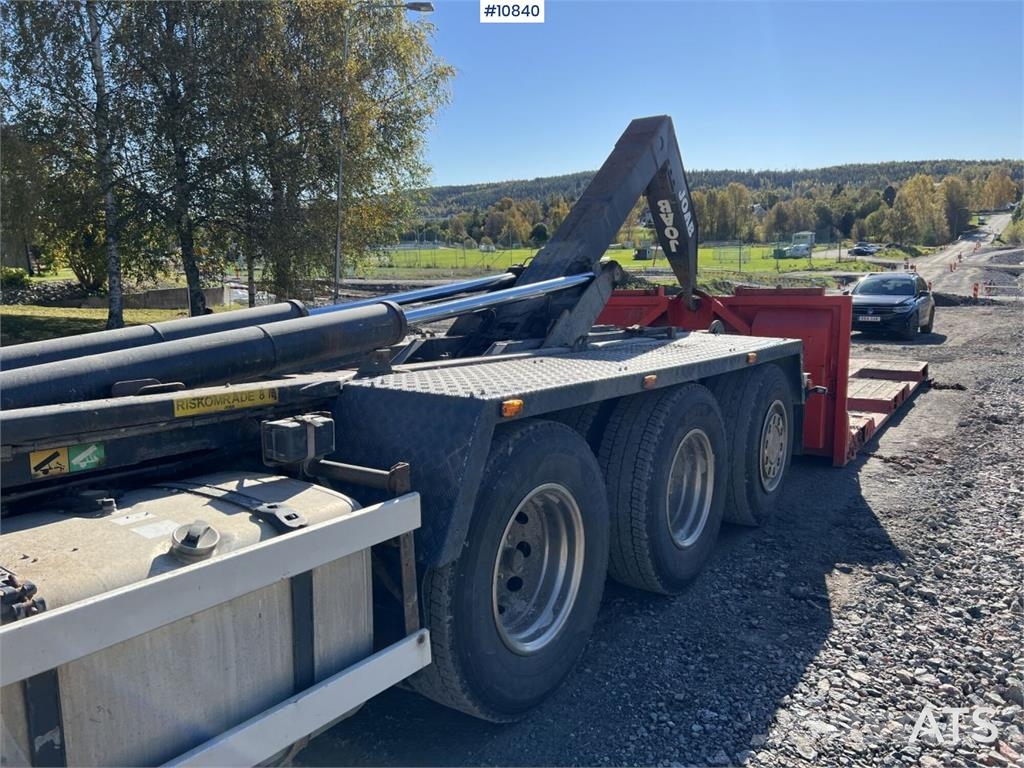 Scania R500 8x4 Hooklift Truck Treileri ar āķi