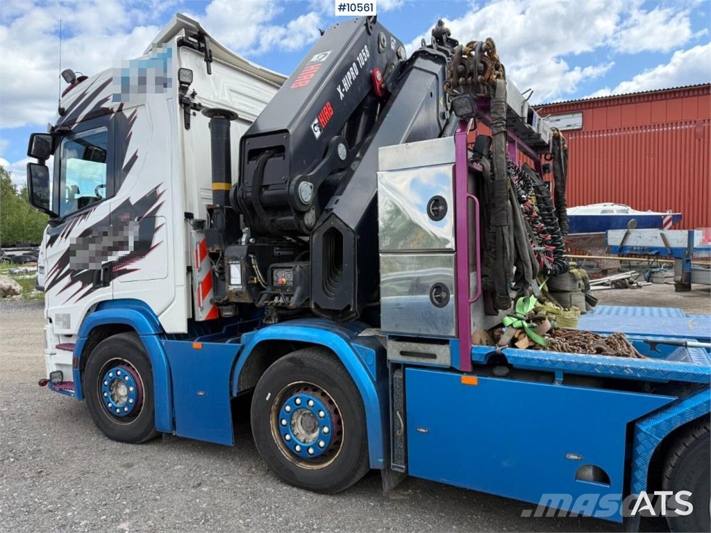 Scania R520 8x2*6 شاحنات الرافعات
