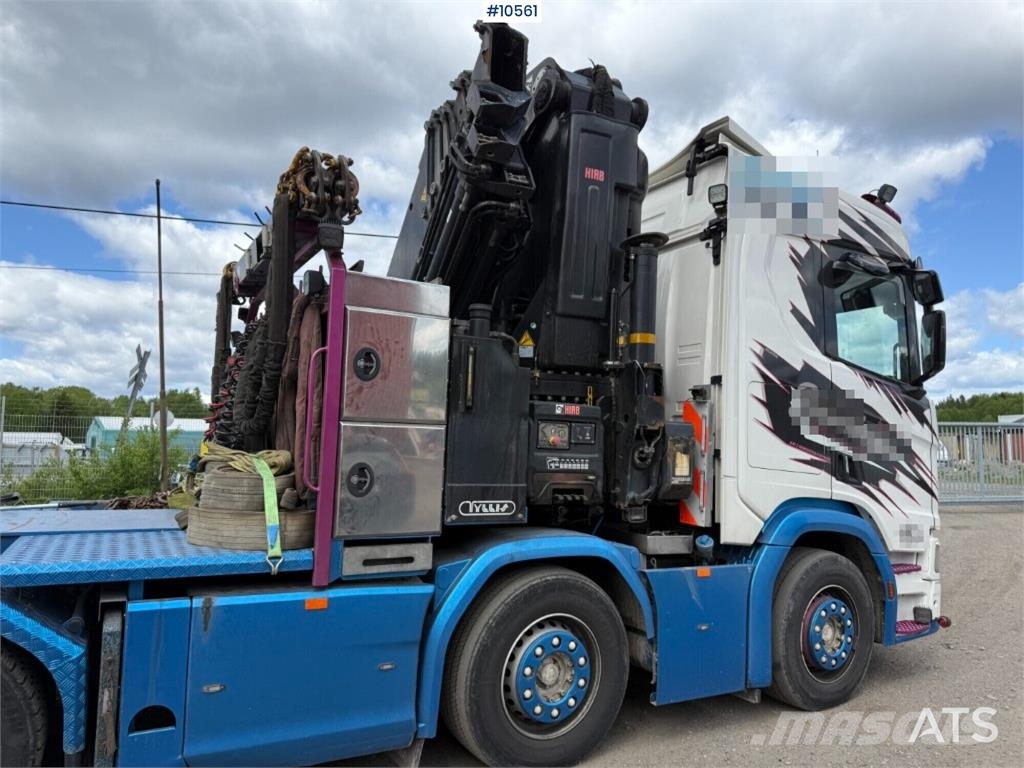 Scania R520 8x2*6 شاحنات الرافعات