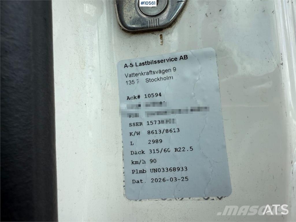 Scania R520 8x2*6 شاحنات الرافعات