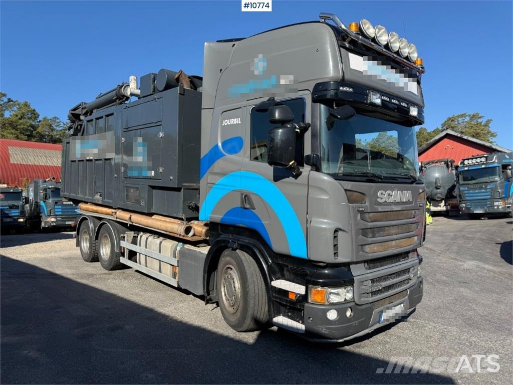 Scania R560 6x2 Truck with Disab Dry-Suction Flatbed Paine-/imuautot
