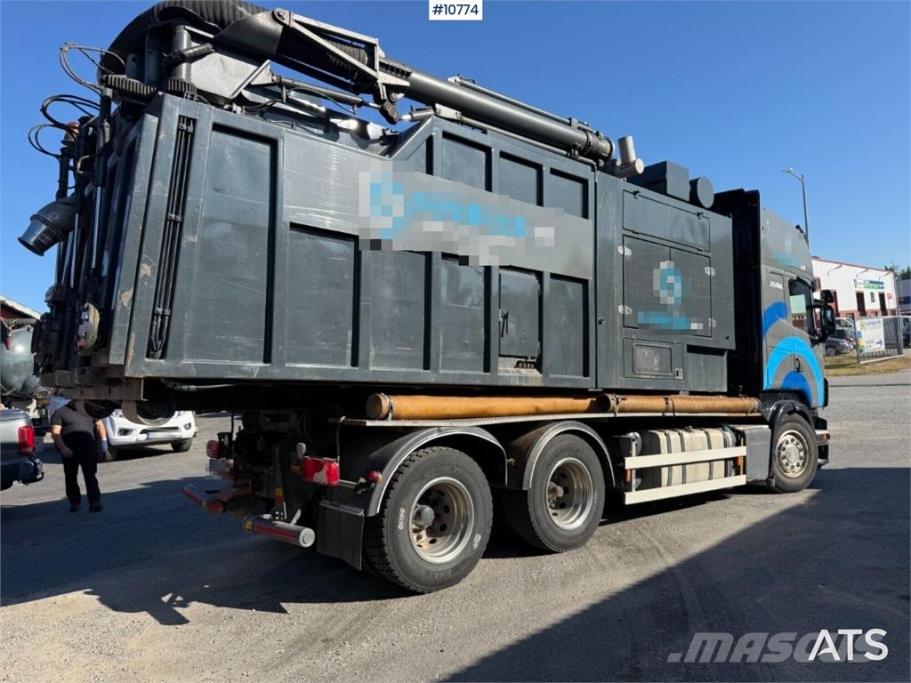 Scania R560 6x2 Truck with Disab Dry-Suction Flatbed Paine-/imuautot