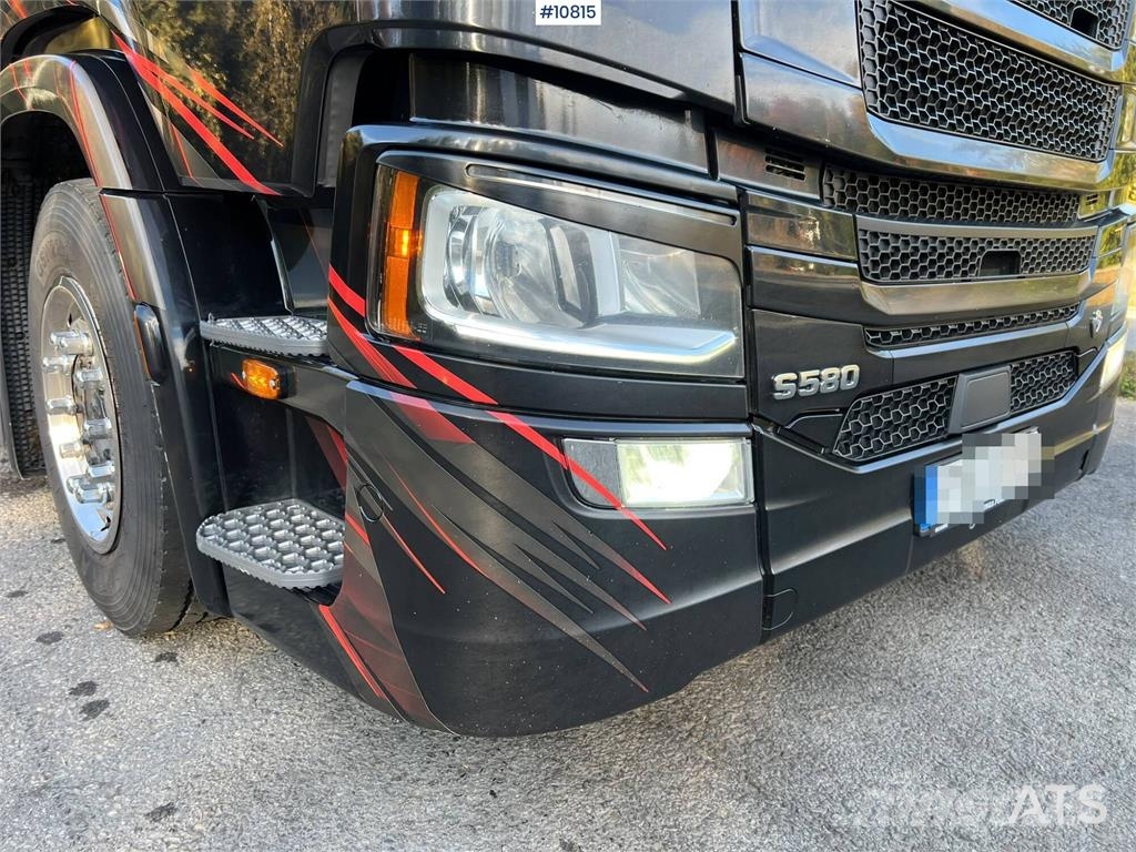 Scania S580 Next Generation tractor truck with Vangs trai Vlačilci