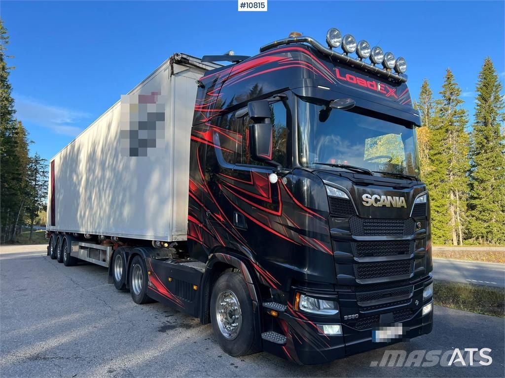 Scania S580 Next Generation tractor truck with Vangs trai Vlačilci