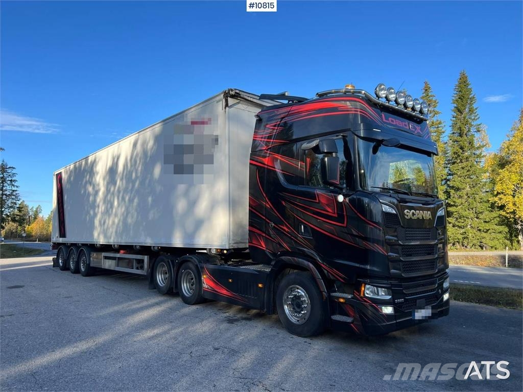 Scania S580 Next Generation tractor truck with Vangs trai Vlačilci