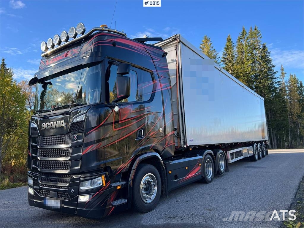 Scania S580 Next Generation tractor truck with Vangs trai Vlačilci