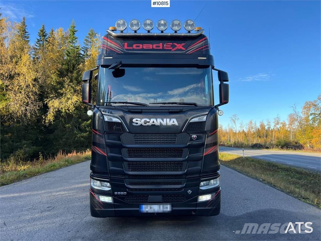 Scania S580 Next Generation tractor truck with Vangs trai Vlačilci