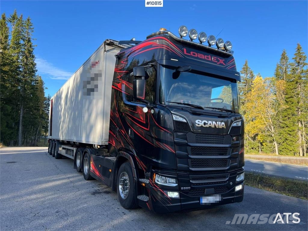 Scania S580 Next Generation tractor truck with Vangs trai Vlačilci