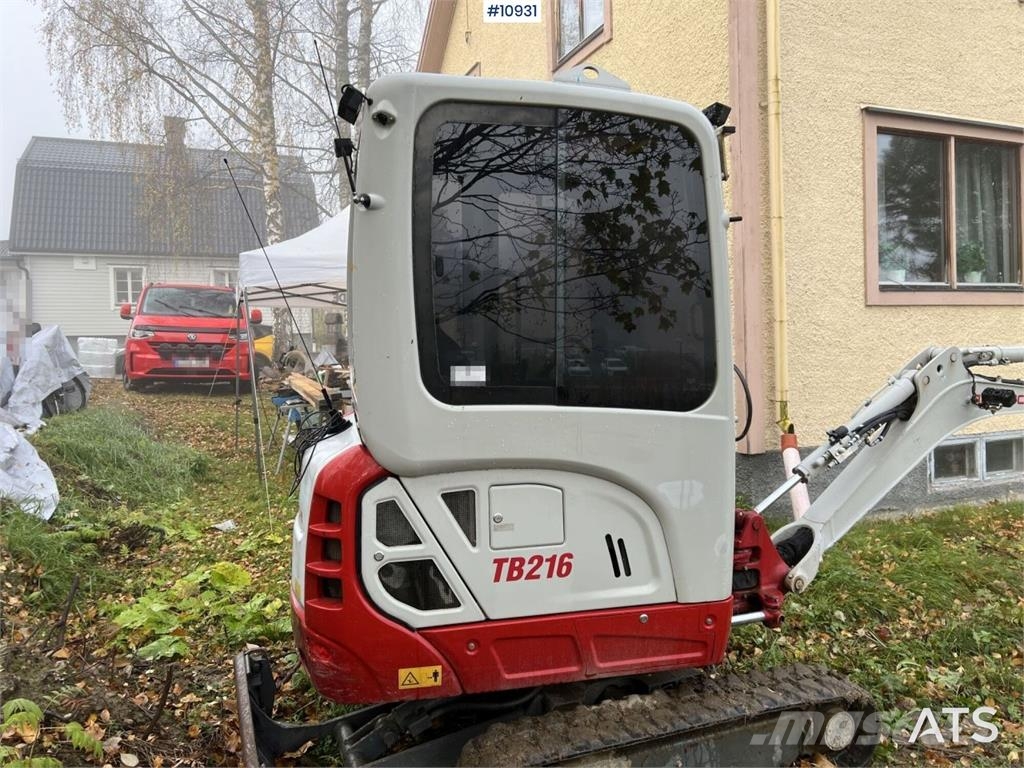 Takeuchi TB216 Miniescavatori