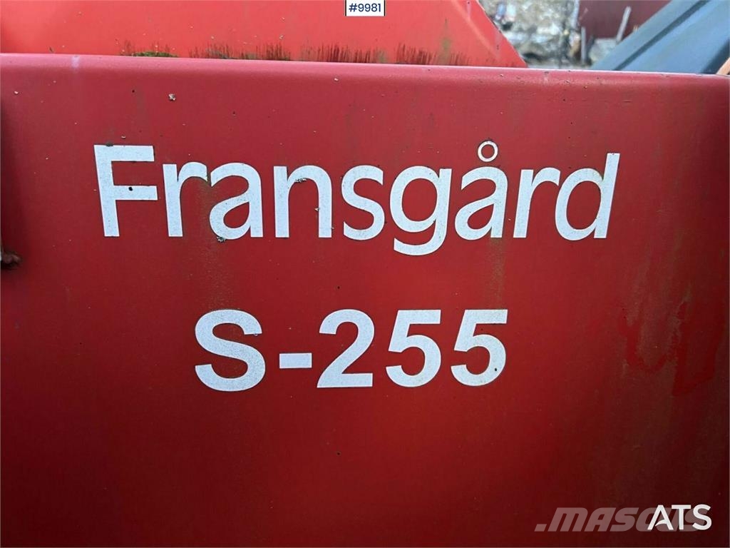 Utkastarrör Fransgård S-255 Other road and snow machines