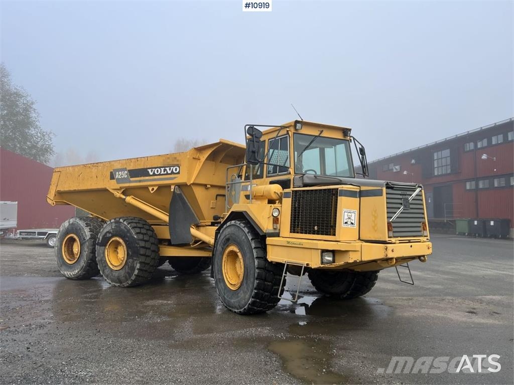 Volvo A25C Dumper (VIDEO) Site dumpers