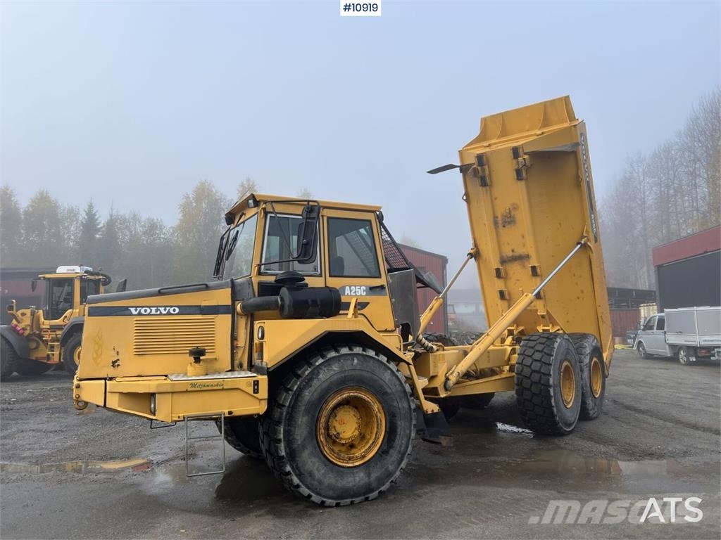 Volvo A25C Dumper (VIDEO) Site dumpers