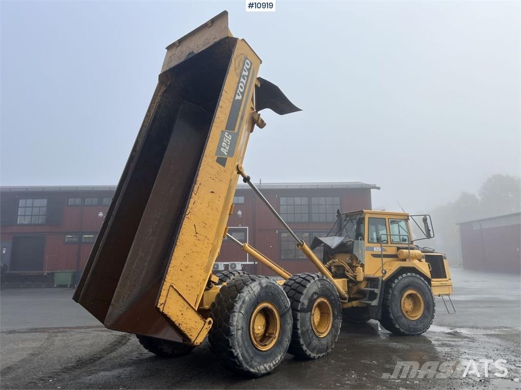Volvo A25C Dumper (VIDEO) Site dumpers