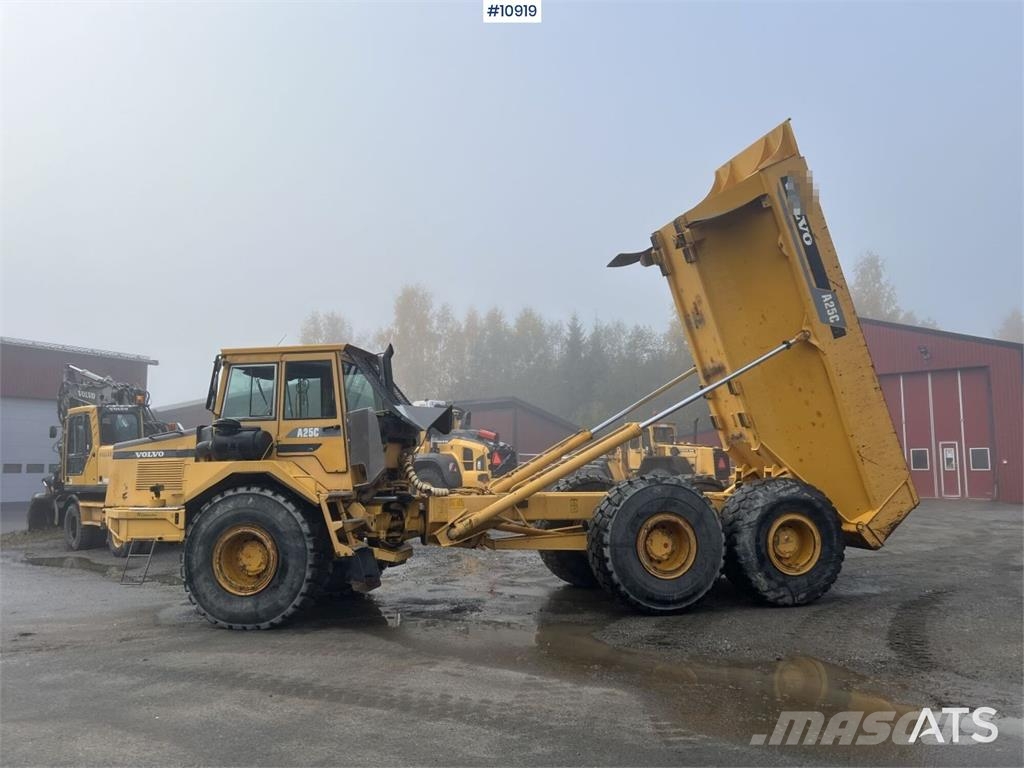 Volvo A25C Dumper (VIDEO) Site dumpers