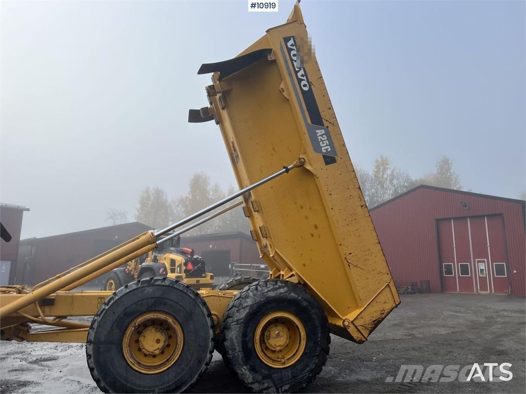 Volvo A25C Dumper (VIDEO) Site dumpers
