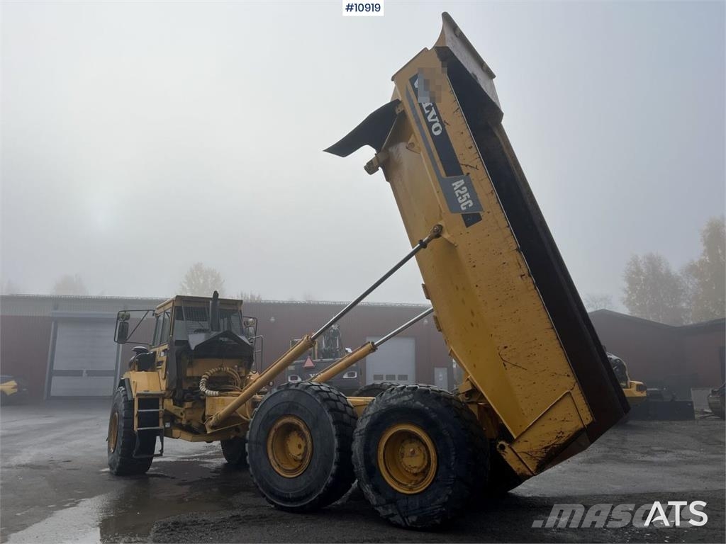 Volvo A25C Dumper (VIDEO) Site dumpers