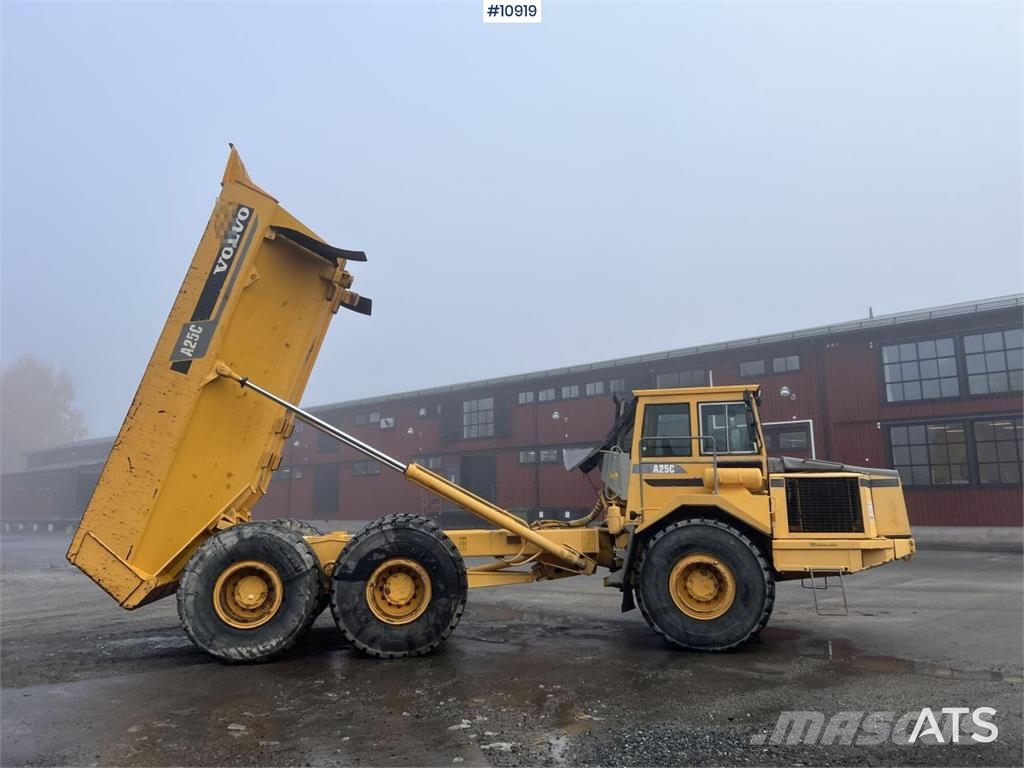 Volvo A25C Dumper (VIDEO) Site dumpers