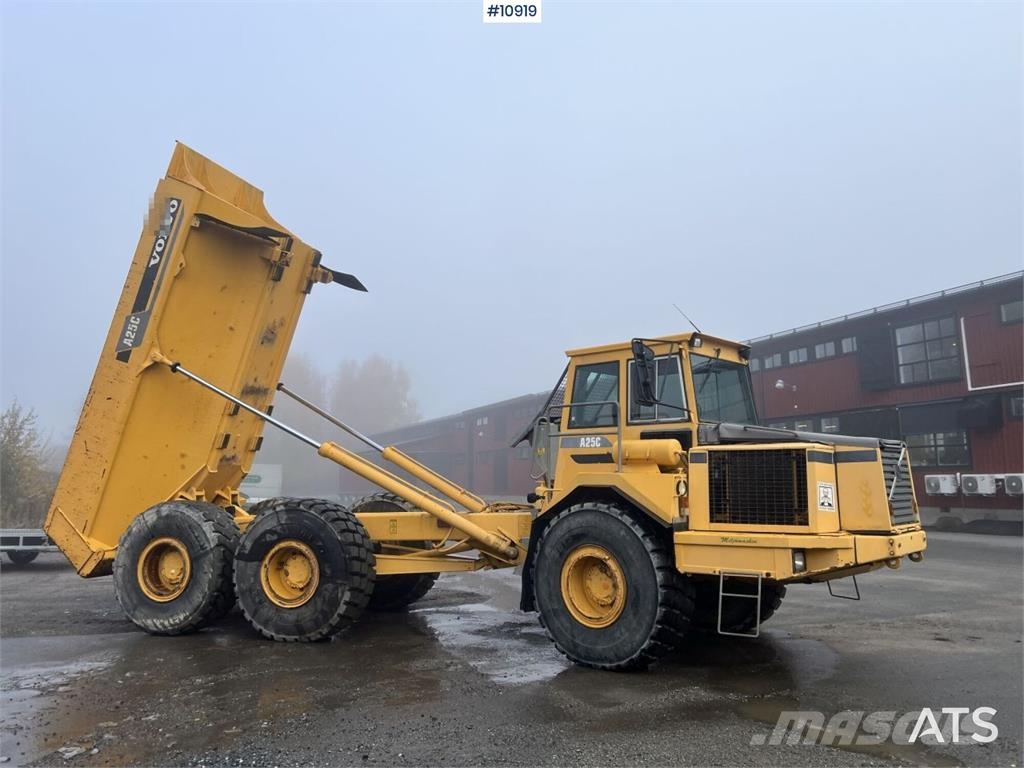 Volvo A25C Dumper (VIDEO) Site dumpers