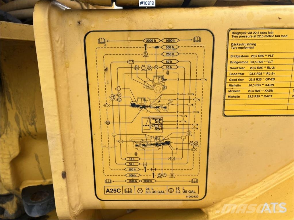 Volvo A25C Dumper (VIDEO) Site dumpers