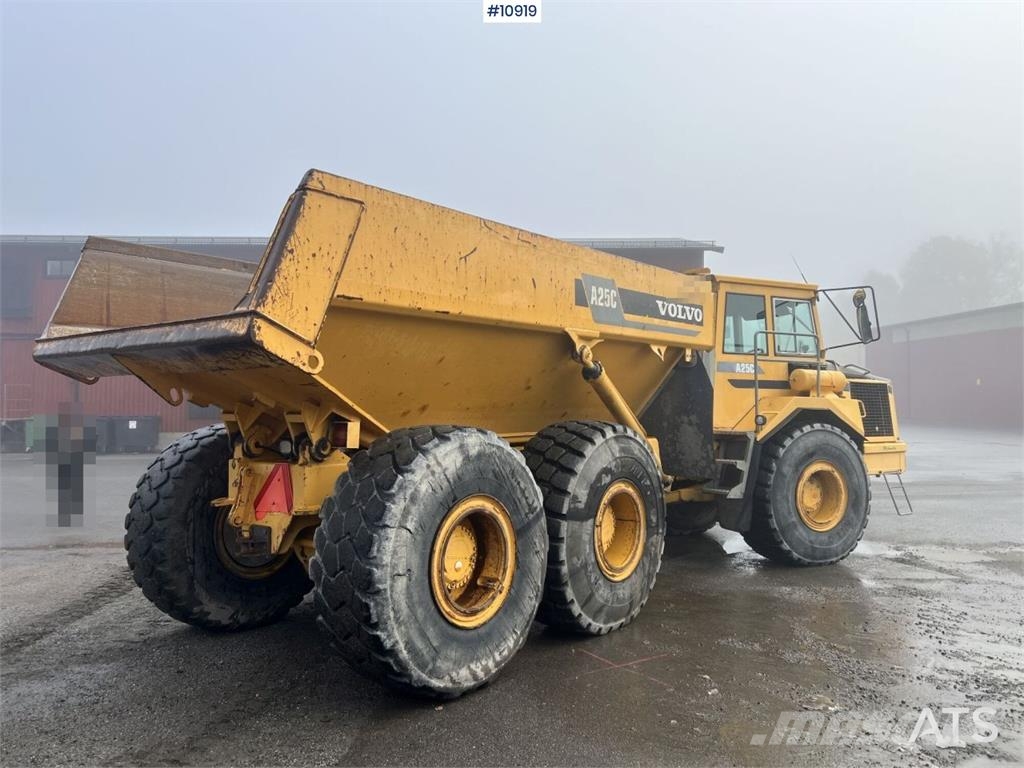 Volvo A25C Dumper (VIDEO) Site dumpers