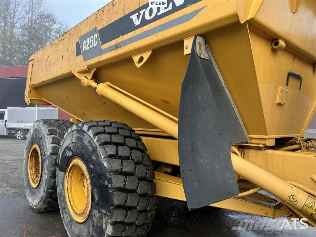 Volvo A25C Dumper (VIDEO) Site dumpers