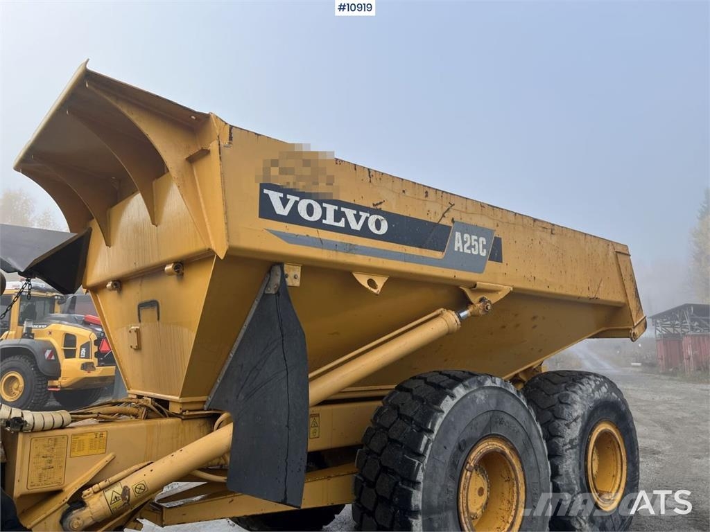 Volvo A25C Dumper (VIDEO) Site dumpers
