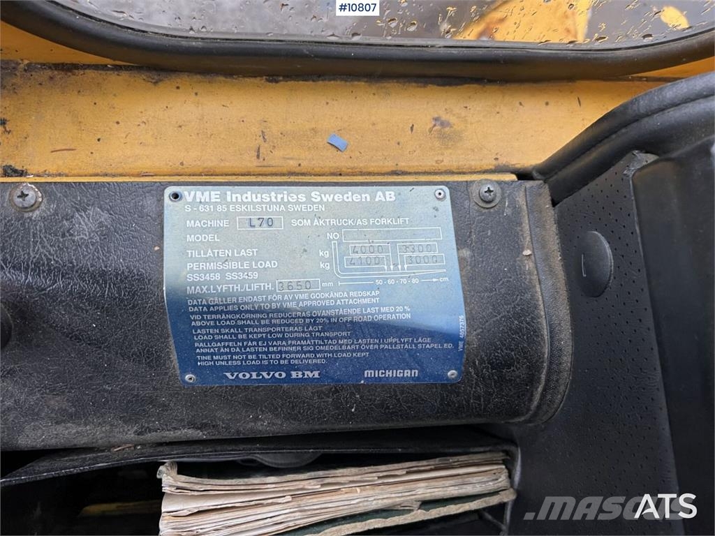 Volvo BM L70 Wielladers