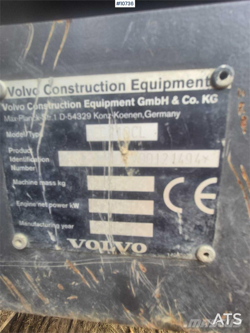 Volvo EC210CL Excavator with Excavation System and Attac Excavadoras de cadenas