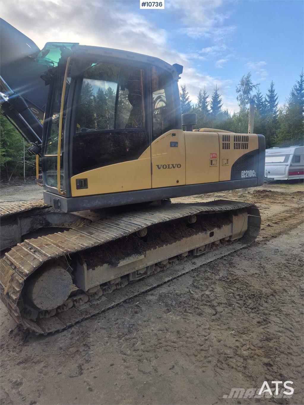 Volvo EC210CL Excavator with Excavation System and Attac Excavadoras sobre orugas