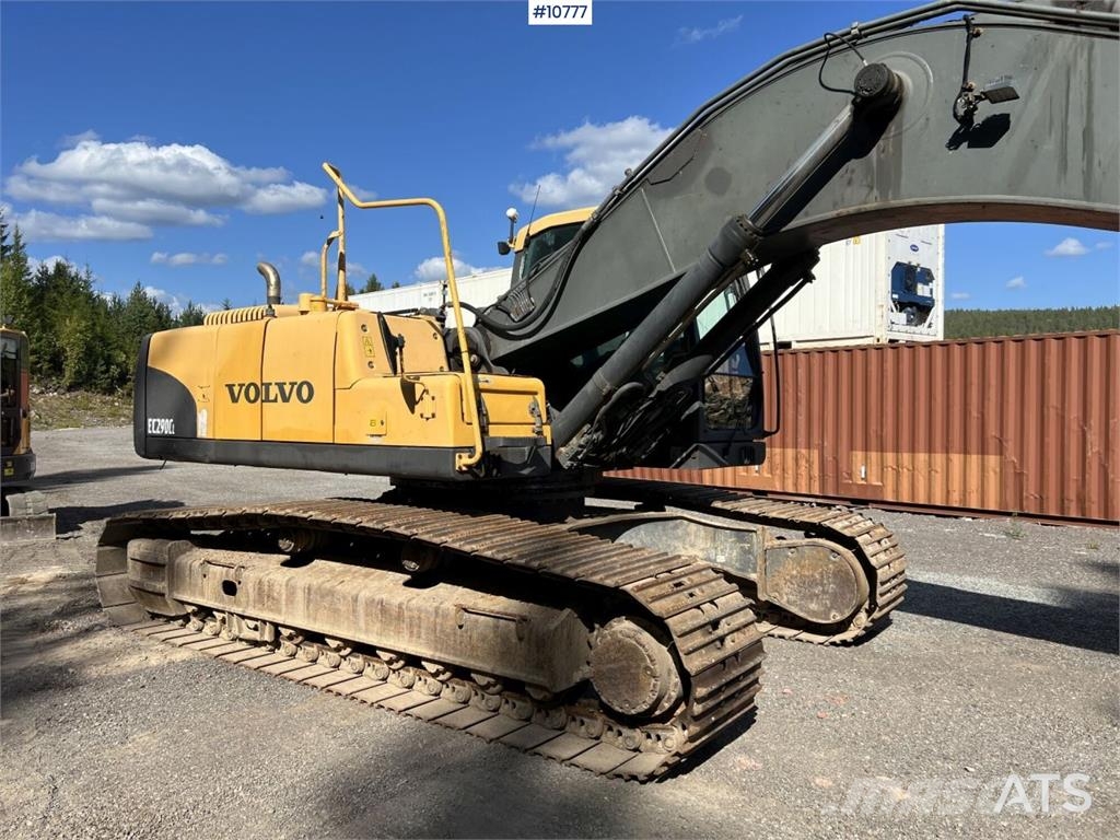 Volvo EC290CL Excavator with Attachments VIDEO Εκσκαφείς με ερπύστριες