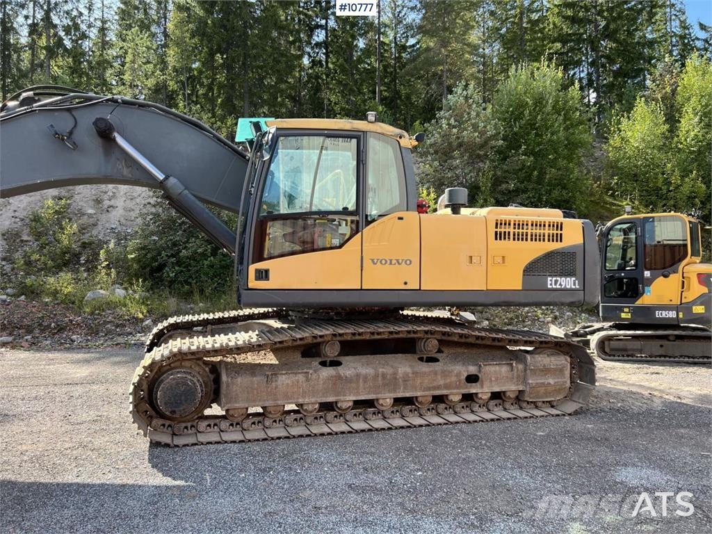 Volvo EC290CL Excavator with Attachments VIDEO Εκσκαφείς με ερπύστριες