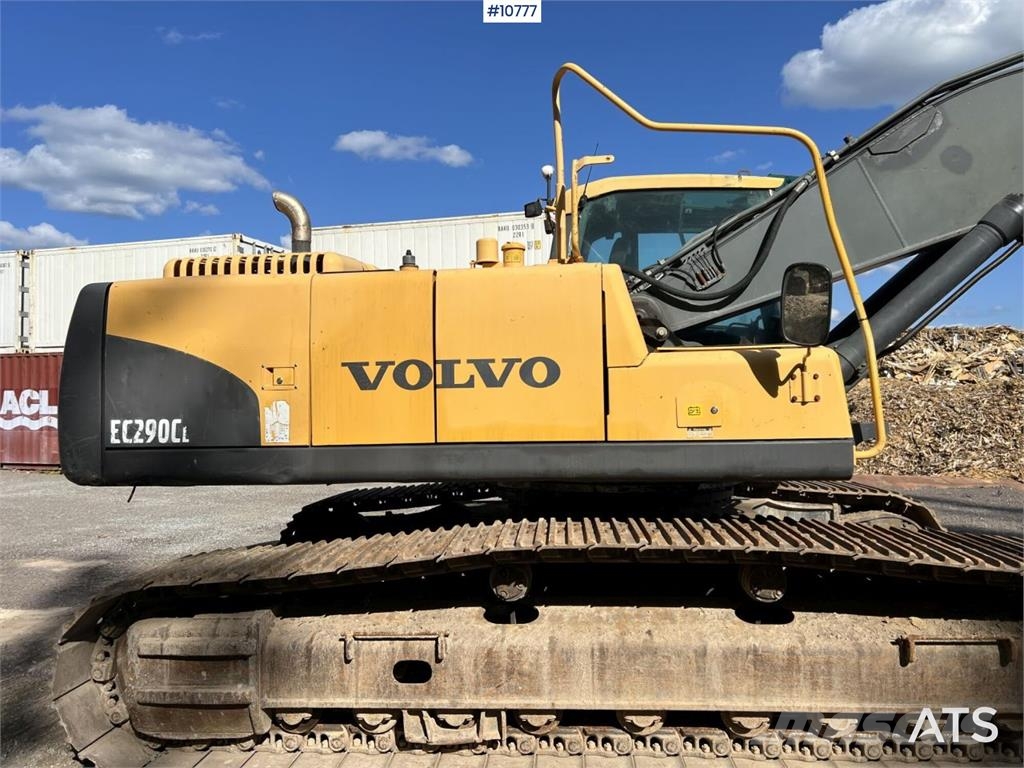 Volvo EC290CL Excavator with Attachments VIDEO Εκσκαφείς με ερπύστριες