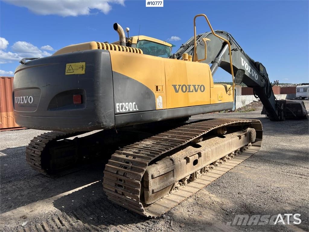 Volvo EC290CL Excavator with Attachments VIDEO Εκσκαφείς με ερπύστριες