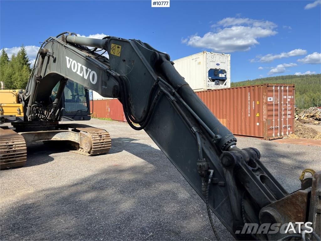 Volvo EC290CL Excavator with Attachments VIDEO Εκσκαφείς με ερπύστριες