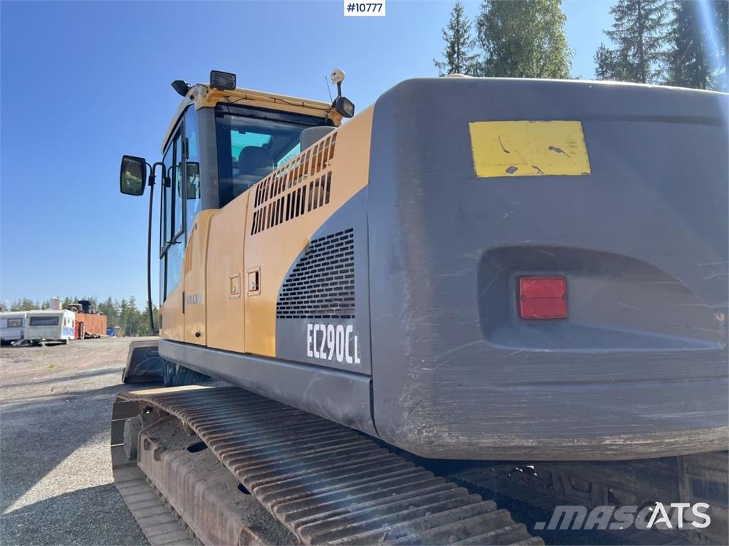 Volvo EC290CL Excavator with Attachments VIDEO Εκσκαφείς με ερπύστριες