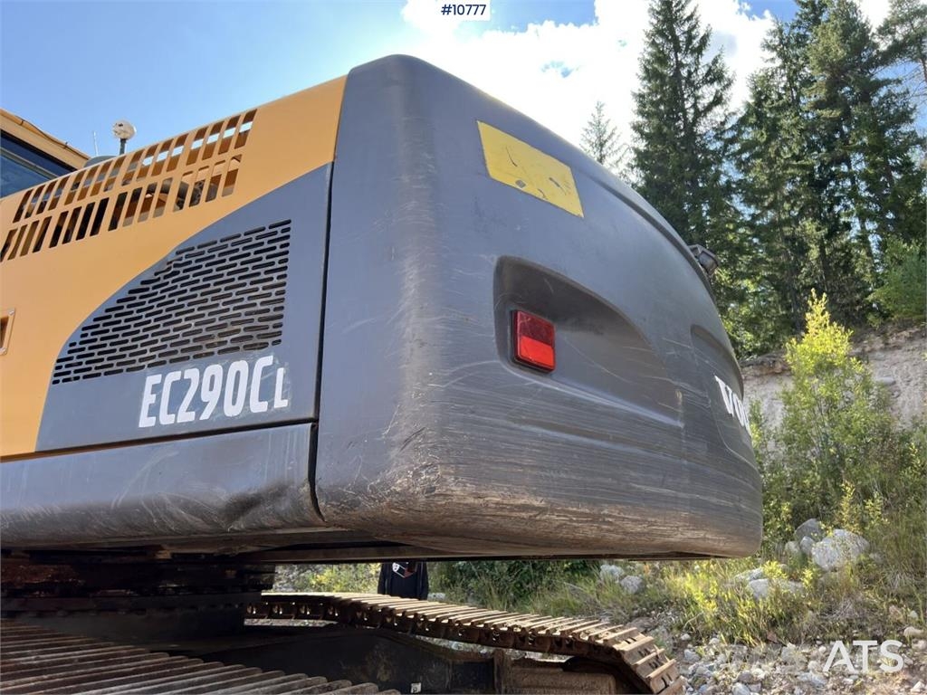 Volvo EC290CL Excavator with Attachments VIDEO Εκσκαφείς με ερπύστριες