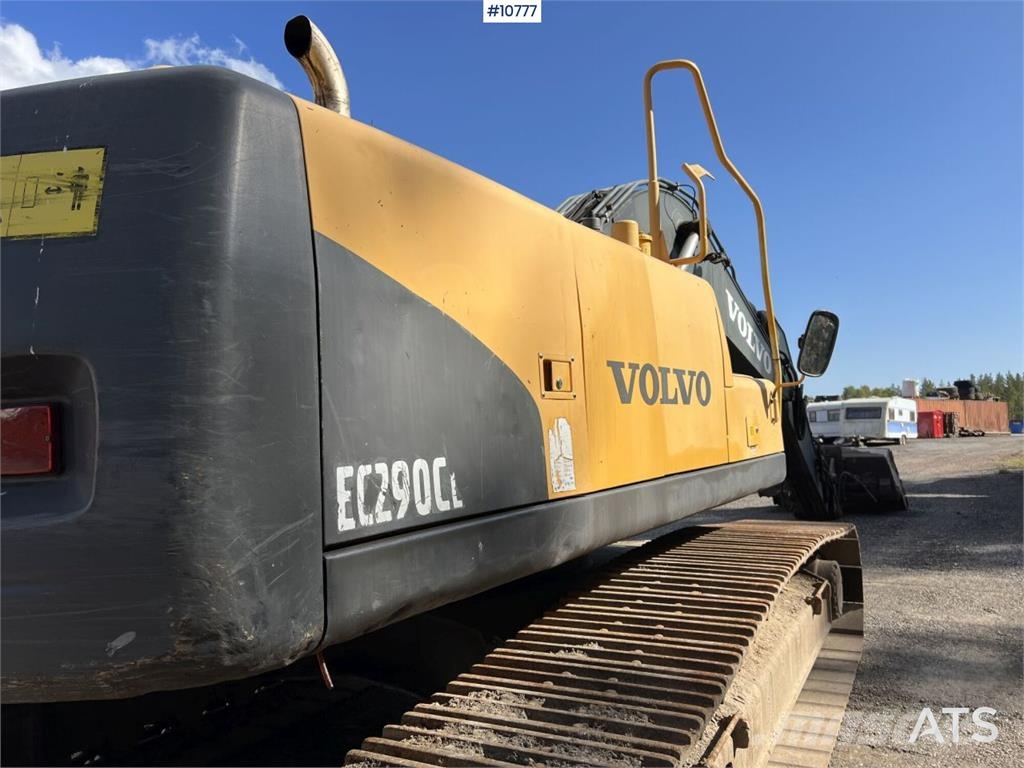 Volvo EC290CL Excavator with Attachments VIDEO Εκσκαφείς με ερπύστριες