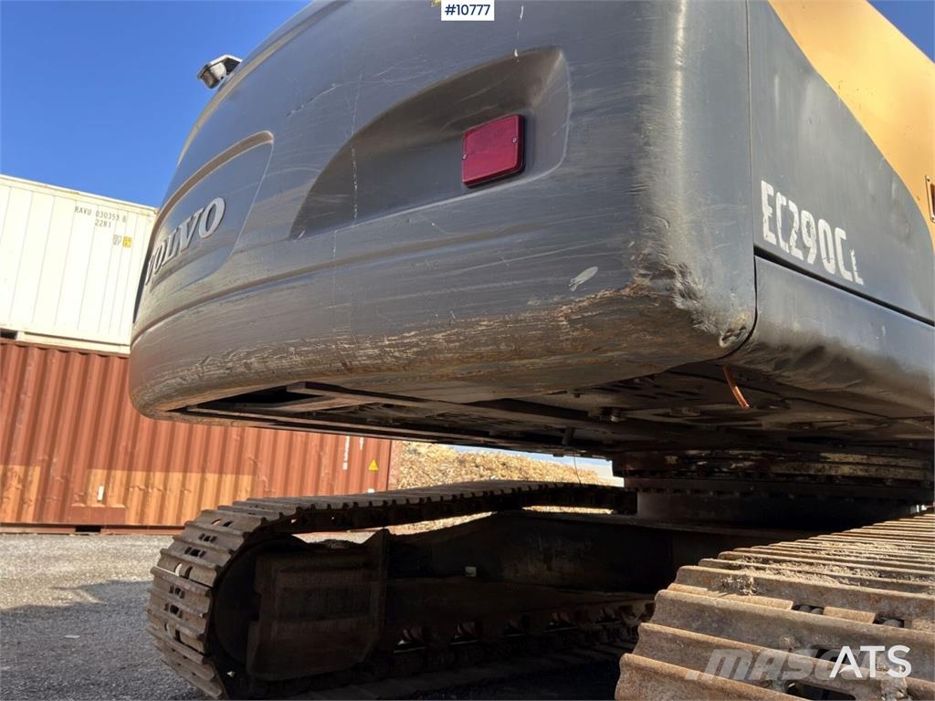 Volvo EC290CL Excavator with Attachments VIDEO Εκσκαφείς με ερπύστριες