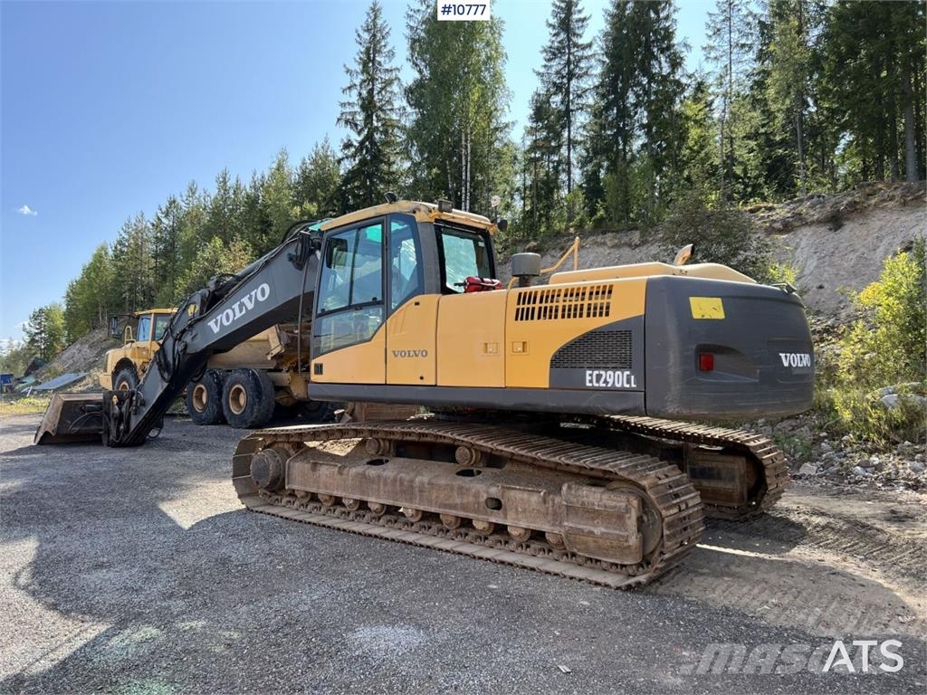 Volvo EC290CL Excavator with Attachments VIDEO Εκσκαφείς με ερπύστριες