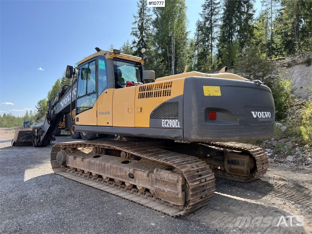Volvo EC290CL Excavator with Attachments VIDEO Εκσκαφείς με ερπύστριες
