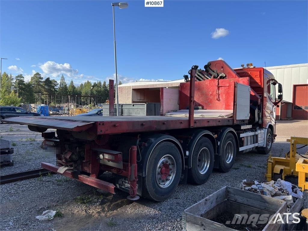 Volvo FH Crane Truck 32-metric-ton crane with jib, dolly Kranbilar