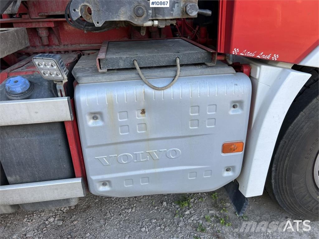 Volvo FH Crane Truck 32-metric-ton crane with jib, dolly Kranbilar