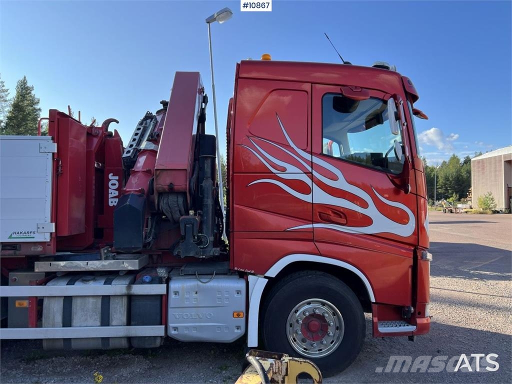 Volvo FH Crane Truck 32-metric-ton crane with jib, dolly Kranbilar