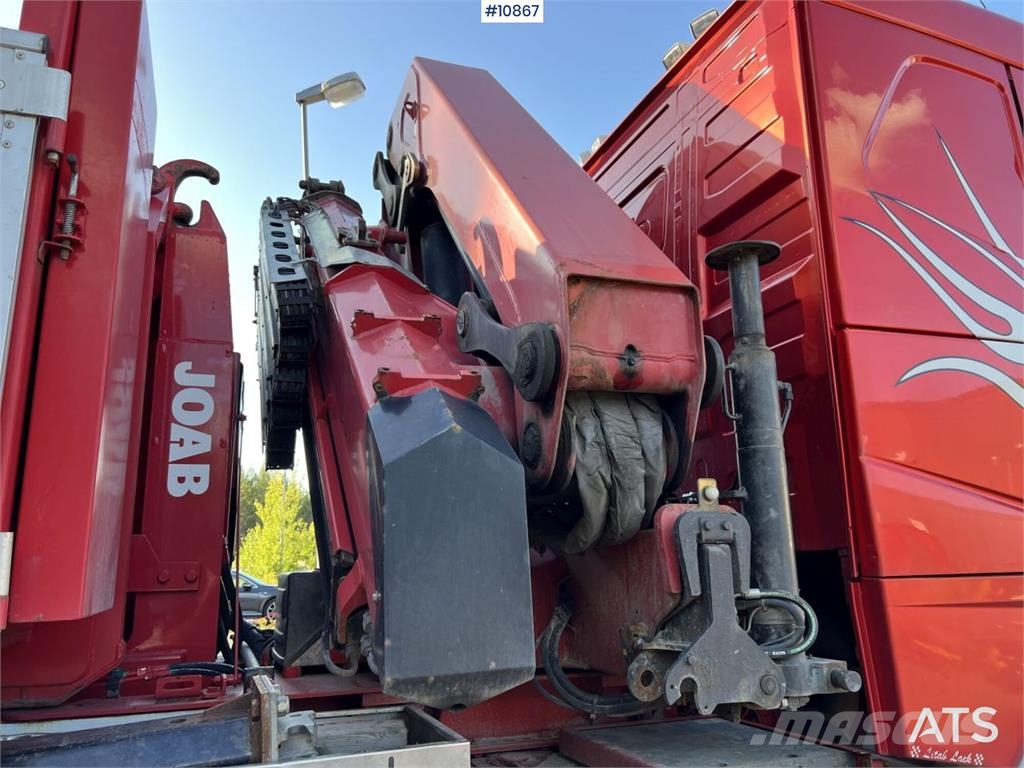Volvo FH Crane Truck 32-metric-ton crane with jib, dolly Kranbilar