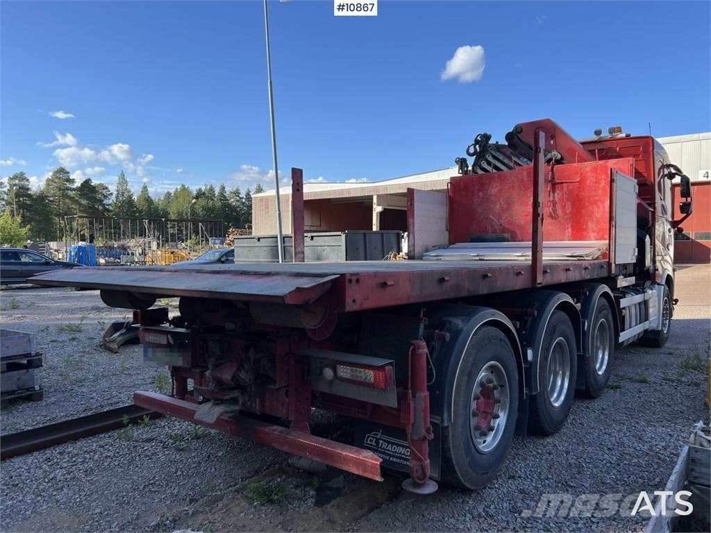 Volvo FH Crane Truck 32-metric-ton crane with jib, dolly Kranbilar