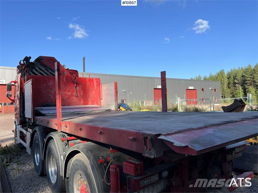 Volvo FH Crane Truck 32-metric-ton crane with jib, dolly Kranbilar
